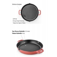 Silver Döküm 3'li Set Bordo