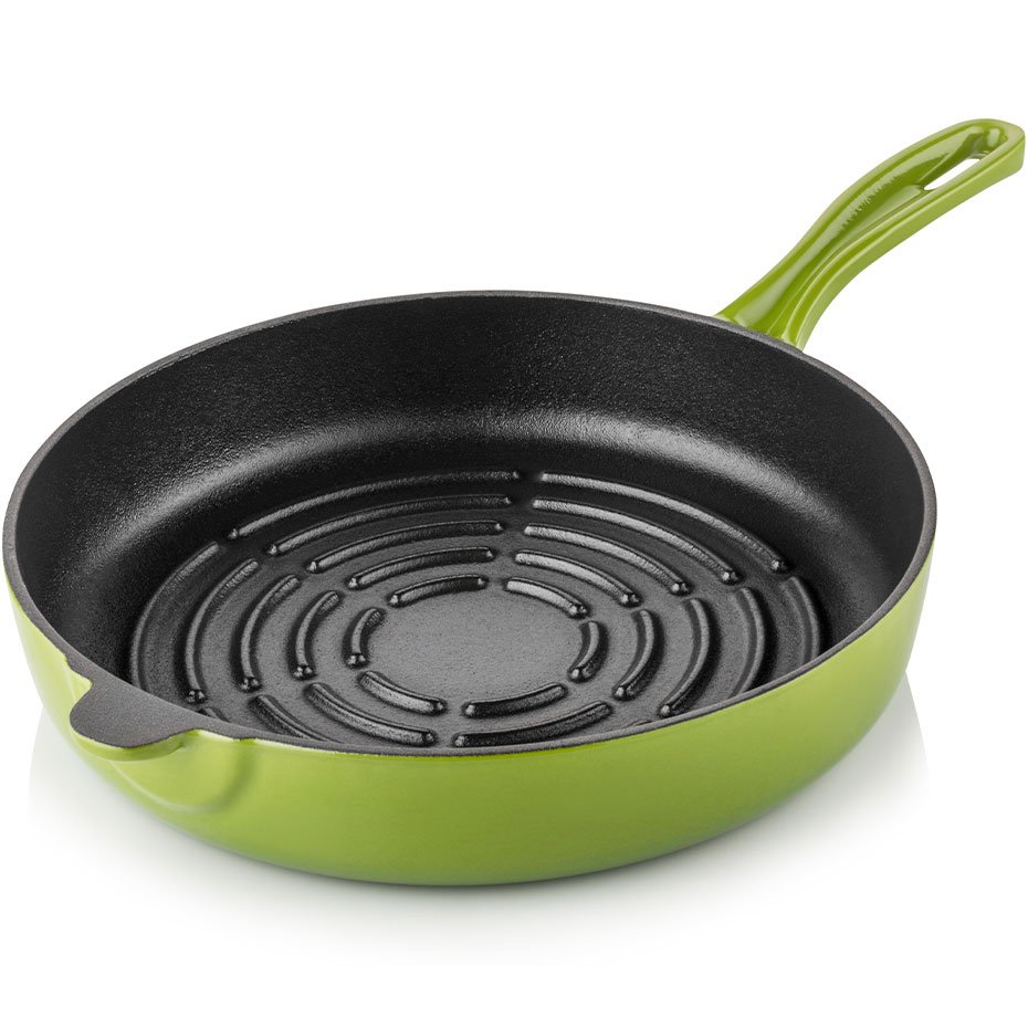 Silver Cusinero Döküm Izgara Tava 28 cm Yeşil