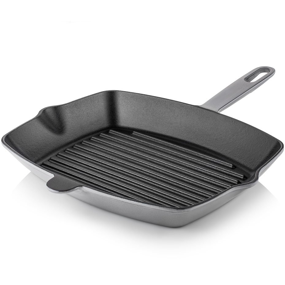 Silver Döküm Izgara Tava 26x32 cm Gri