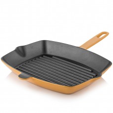 Silver Döküm Izgara Tava 26x32 cm Hardal Sarı