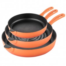 Silver Döküm 3'lü Tava Seti 