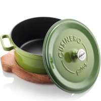 Silver Cusinero Döküm Derin Tencere 20 cm Yeşil