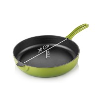 Silver Cusinero Döküm Düz Tava 20 cm Yeşil