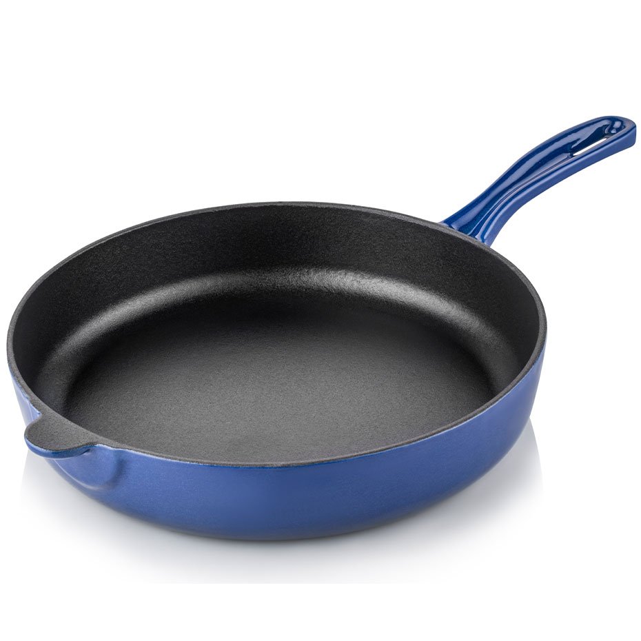 Silver Cusinero Döküm Düz Tava 24 cm Mavi