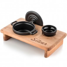 Silver Cusinero Döküm Mini Tencere 10 cm Siyah