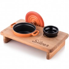 Silver Cusinero Döküm Mini Tencere 10 cm Turuncu