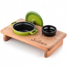 Silver Cusinero Döküm Mini Tencere 10 cm Yeşil