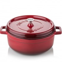 Silver Demir Döküm Üç Parça Set Bordo